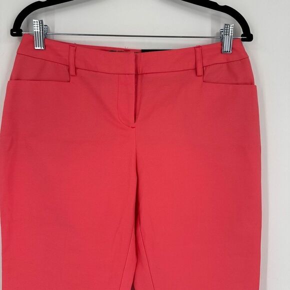 NWT‎ Apt. 9 Modern Fit Straight-Leg Capris Cropped Sunkissed Coral Size 4 - Picture 4 of 10